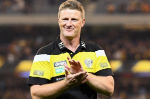 A round of applause for Damien Hardwick, coach of the season so far.