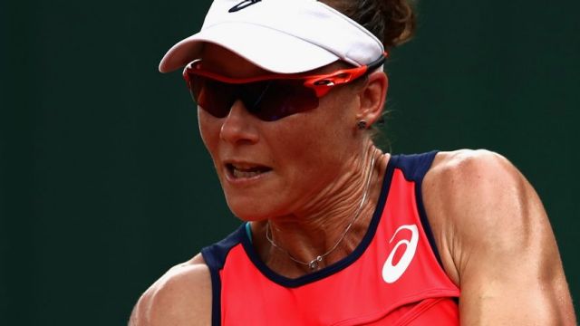 Bad hand: Samantha Stosur's injury is set to keep her out of Wimbledon.