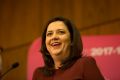 Premier Annastacia Palaszczuk is continuing the budget sell, after it was handed down on Tuesday.