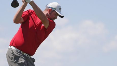 Fast start: Marc Leishman of Australia.