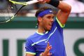 Approaching history: Rafael Nadal is attempting to win his 10th French Open crown.