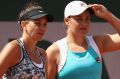 Barty (left) and Dellacqua have each come back from turbulent times. 