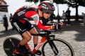 Richie Porte, pictured earlier this month during his triumphant run at the Tour de Romandie, was edged out by just 10 ...