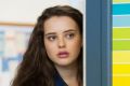 Katherine Langford stars in the series <I>13 Reasons Why</I>, about a teenager who commits suicide. 
