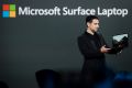 Panos Panay, corporate vice-president of Microsoft Surface, unveils the new Surface during the #MicrosoftEDU event in ...