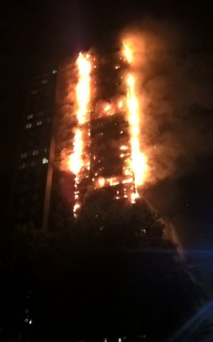 The housing estate tower is White City.