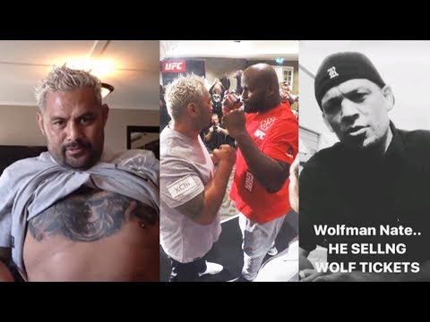 Mark Hunt wants KFC & pies; UFC Auckland face offs; Nate Diaz selling wolf tickets