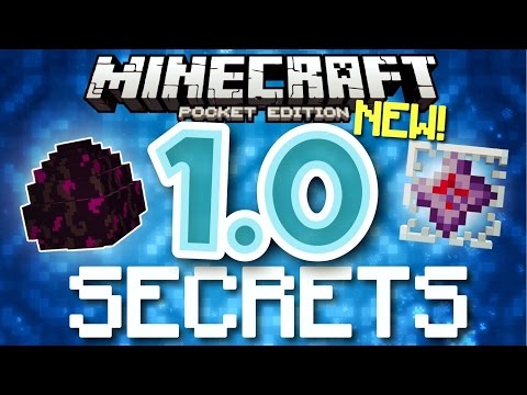 ✔️Minecraft PE 1.0 - SECRET FEATURES! // secret stuff found in MCPE 1.0! [MCPE 0.17.0 / 1.0]