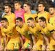 Australia pose before game against Brazil. 