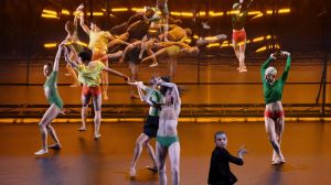 The production features dancers from Wayne McGregor's company and the Paris Opera Ballet.