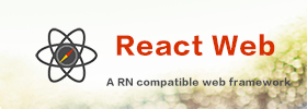 A framework for building web apps with React Native compatible API.