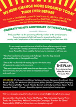 Lucas Plan Conference flyer