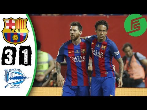 Barcelona vs Alaves 3-1 - Highlights & Goals - 27 May 2017 - Copa del Rey Final