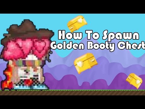 Growtopia | How To Spawn Golden Booty Chest