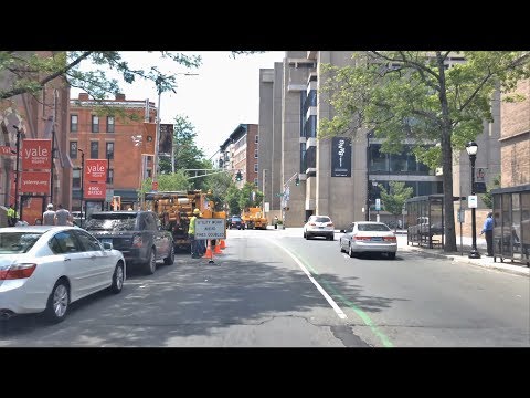 Driving Downtown - New Haven Connecticut USA