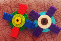 These Lego DIY fidget spinners are just some of the DIY options available. 
