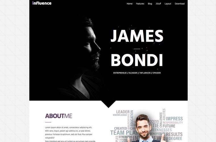 Joomla Template Influence by JoomlaXTC