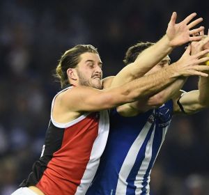 What a turn off: The Saints and Roos flattered to deceive on Friday night.