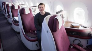 Sixteen-year-old travel blogger Zac George became the youngest person ever to buy his own ticket and fly in Etihad’s ...