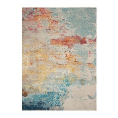 Nourison - Celestial Area Rug, Sea, 7'10"x10'6" - Area Rugs