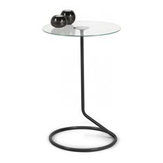  - loop side table nickel - Table d'appoint et Bout de Canapé