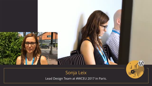 Volunteer Stories: Sonja Leix at WordCamp Europe 2017