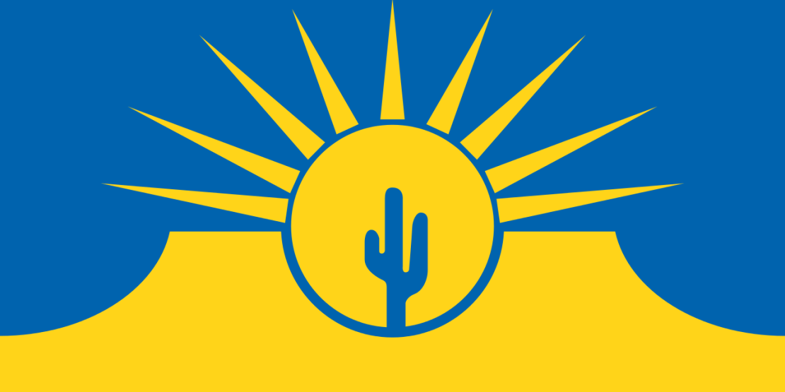 Flag of Mesa, Arizona. Image source: Wikipedia