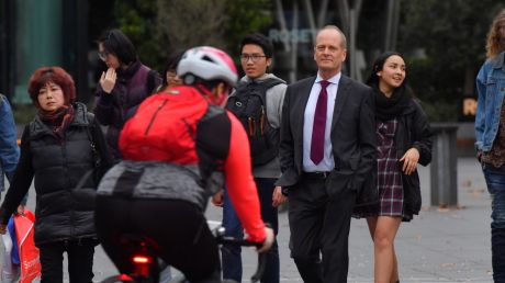 Southbank resident John Gigacz says the conflict between pedestrians and cyclists has intensified.