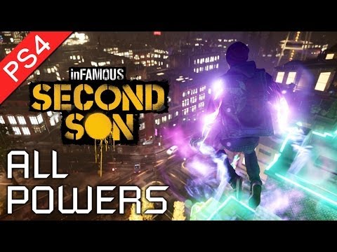 Infamous: Second Son - All Powers Showcase / All Powers and Abilities [PS4] [HD 1080p]