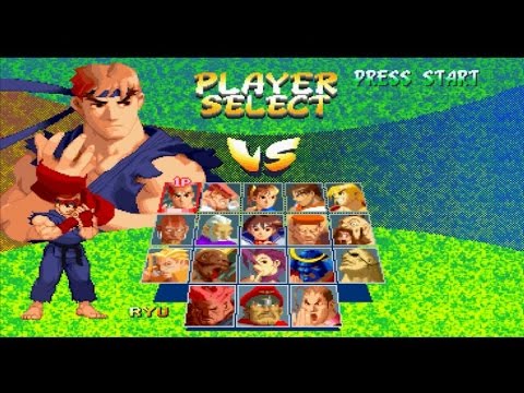 Street Fighter Alpha 2 - Ryu Playthrough (PSX)