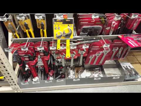 Visiting Home Depot / Tools and Tool Boxes