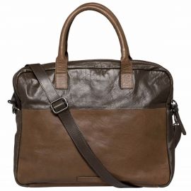 Farun Men's Leather Briefcase