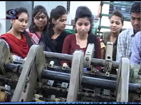 Career story on textile engineering.