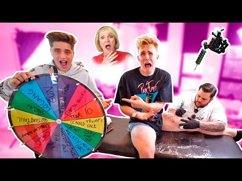 RANDOM TATTOO SPIN WHEEL GAME (You Spin It, You Get It...)