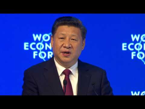 Davos 2017 - Opening Plenary with Xi Jinping, President of the Peoples Republic of China