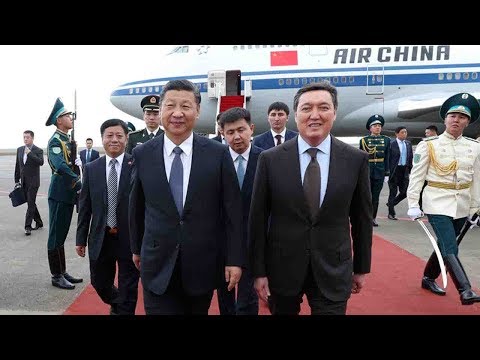 Chinese President Xi Jinping arrives in Astana for Kazakhstan visit