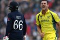 Josh Hazlewood in action against England.