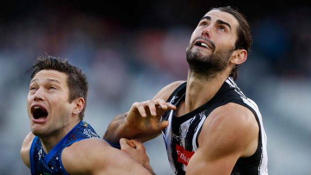 Brodie Grundy could be All-Australian at season's end and is set to remain a Magpie