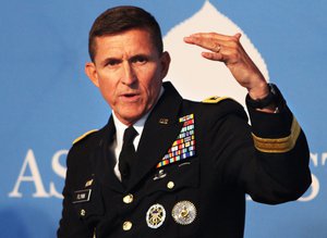 File - Transparency has to be a watchword for the intelligence community if it is to regain the public’s trust, Army Lt. Gen. Michael T. Flynn, director of the Defense Intelligence Agency, said at the Aspen Security Forum in Colorado, July 26, 2014.