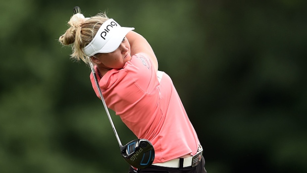 Canadian Henderson shoots 63 to lead LPGA in MI