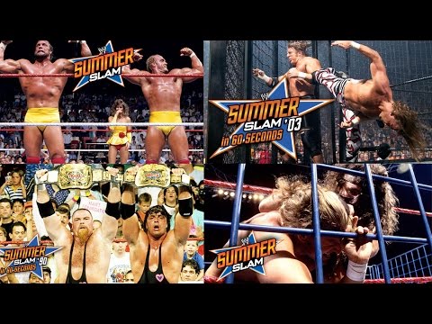 Watch every SummerSlam in 60 seconds!