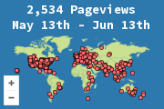 Locations of visitors to this page