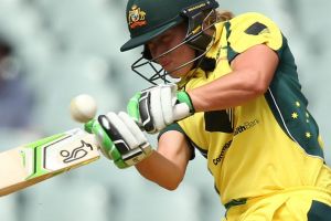 Competitive: Alyssa Healy says she enjoys the pressure to keep her position.