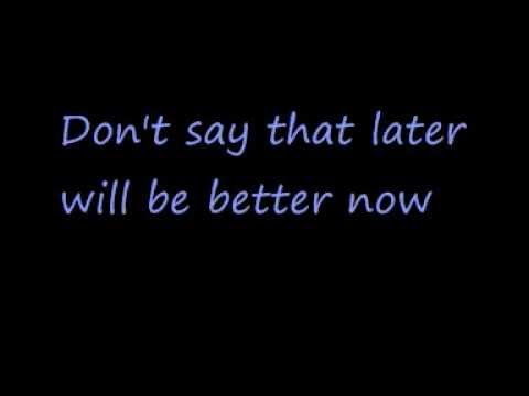 U2-Stuck in a Moment You Can't Get Out Of (Lyrics)