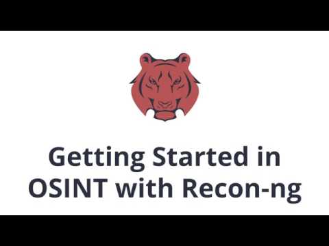 Recon-ng Tutorial: Introduction to OSINT