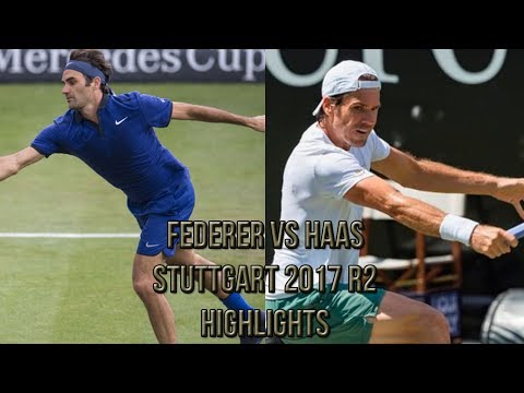 Roger Federer Vs Tommy Haas - Stuttgart 2017 R2 (Highlights HD)