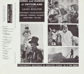 Songs and Dances of Switzerland