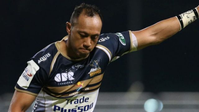 ACT Brumbies flyhalf Christian Lealiifano made his return in Singapore on Thursday, 10 months after being diagnosed with ...