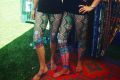 Ganesha leggings from Flow Yoga Wear on the Gold Coast.