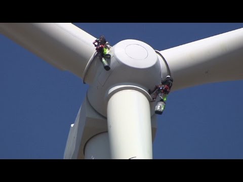 Get paid to climb wind turbines